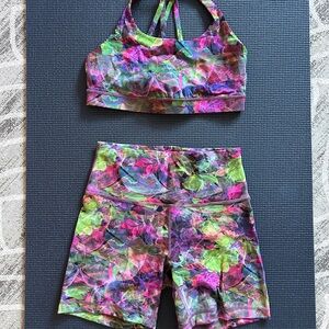 Lululemon Shorts & Bra (8) - limited edition print (no longer available online)